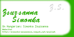 zsuzsanna simonka business card